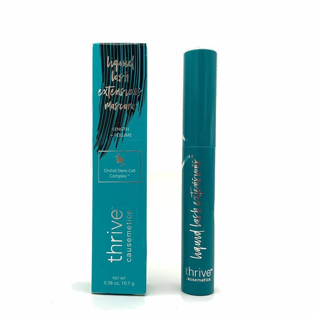 mascara Liquid Lash Extensions Mascara-Brynn Thick and slender, waterproof and sweatproof,(Rich Black 10.7g/0.38 OZ）